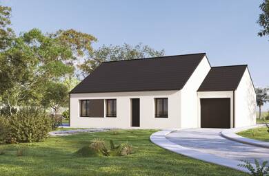 Maison de plain-pied à vendre 300 990 € 4 pièces 3 chambres 76 m² 450 m² de terrain Bois l'Eveque Combs-la-Ville 77380