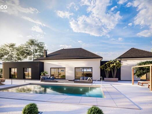 Terrain avec maison neuve à vendre 383 000 € 6 pièces 4 chambres 166 m² 721 m² de terrain Menneval 27300
