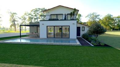 Terrain avec maison neuve à vendre 432 000 € Cazères 31220