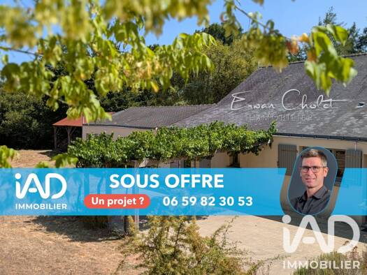Maison à vendre 360 800 € 7 pièces 5 chambres 164 m² 4 250 m² de terrain Fay-de-Bretagne 44130