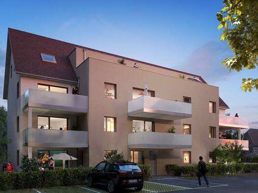 Appartement à vendre - neuf 236 496 € 3 pièces 2 chambres 61 m² Étage 1/3 Sierentz 68510