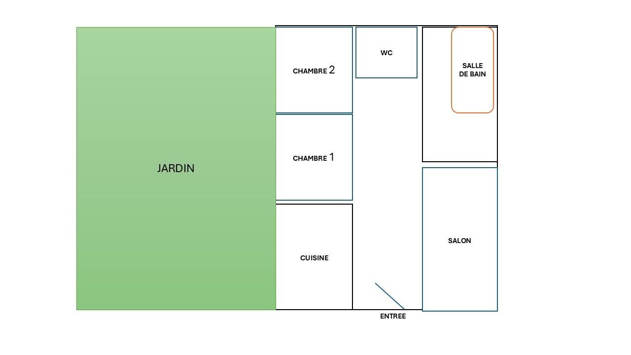 Maison à vendre, 73m², MONTREUIL