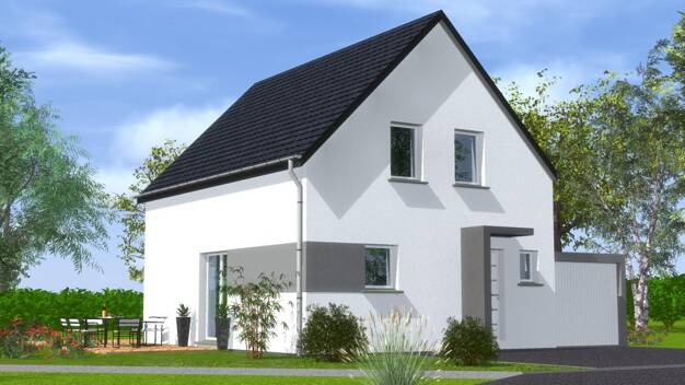 Terrain avec maison neuve à vendre 273 812 € Centre Kingersheim 68260