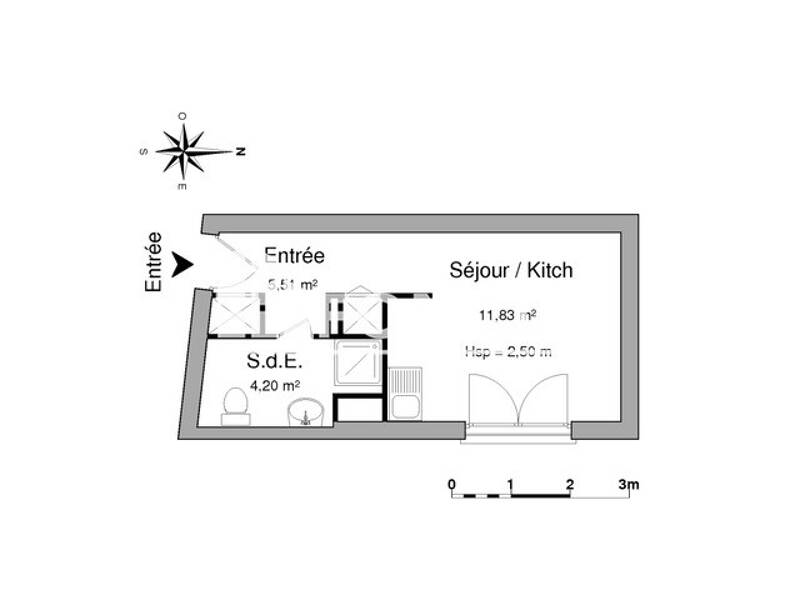 Maison à louer, 22m², SAINT ETIENNE