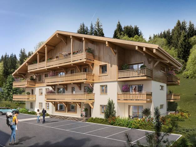 Appartement à vendre - neuf 292 000 € 3 pièces 57,8 m² Étage 1/3 dès le 30/06/2027 Abondance 74360