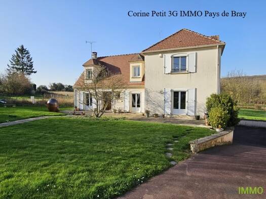 Maison à vendre 319 000 € 8 pièces 4 chambres 193 m² 3 328 m² de terrain Hodenc-en-Bray 60650