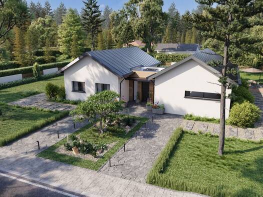 Terrain avec maison neuve à vendre 398 000 € 4 pièces 3 chambres 133,5 m² 589 m² de terrain Saint-Martin-de-Fontenay 14320