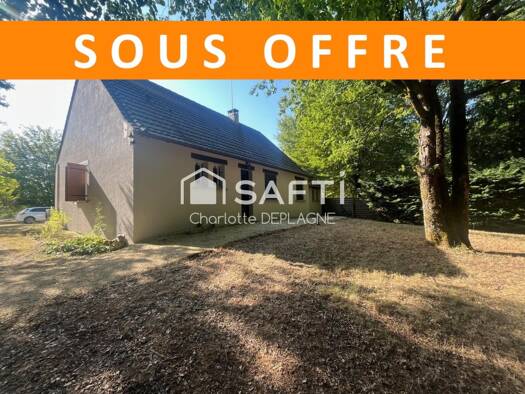 Maison de plain-pied à vendre 200 000 € 5 pièces 3 chambres 93 m² 2 850 m² de terrain Coursac 24430