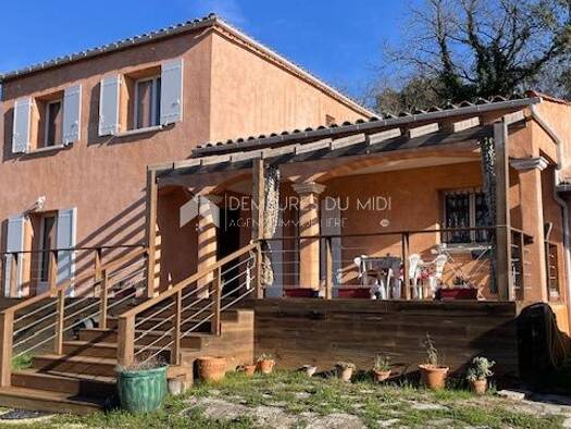Maison de plain-pied à vendre 340 000 € 5 pièces 3 chambres 133 m² 1 191 m² de terrain Quissac 30260