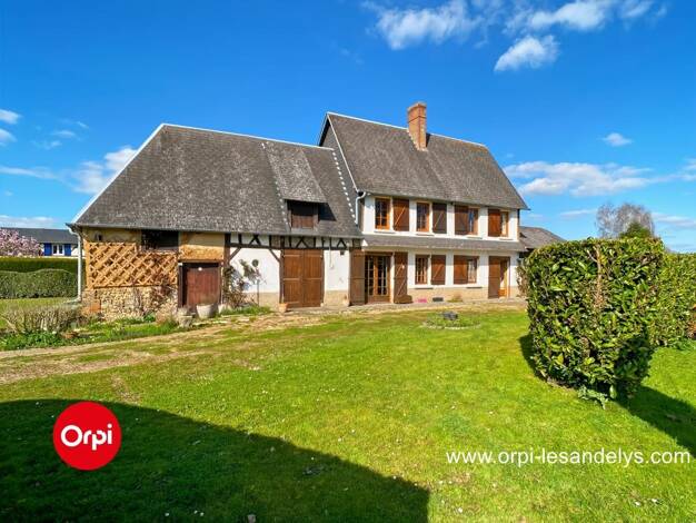 Maison à vendre 212 000 € 5 pièces 4 chambres 132 m² 3 000 m² de terrain Roman 27380
