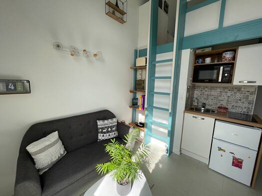 Appartement à louer 488 € 1 pièce 19 m² Étage 2/2 Maurepas-Patton Rennes 35700