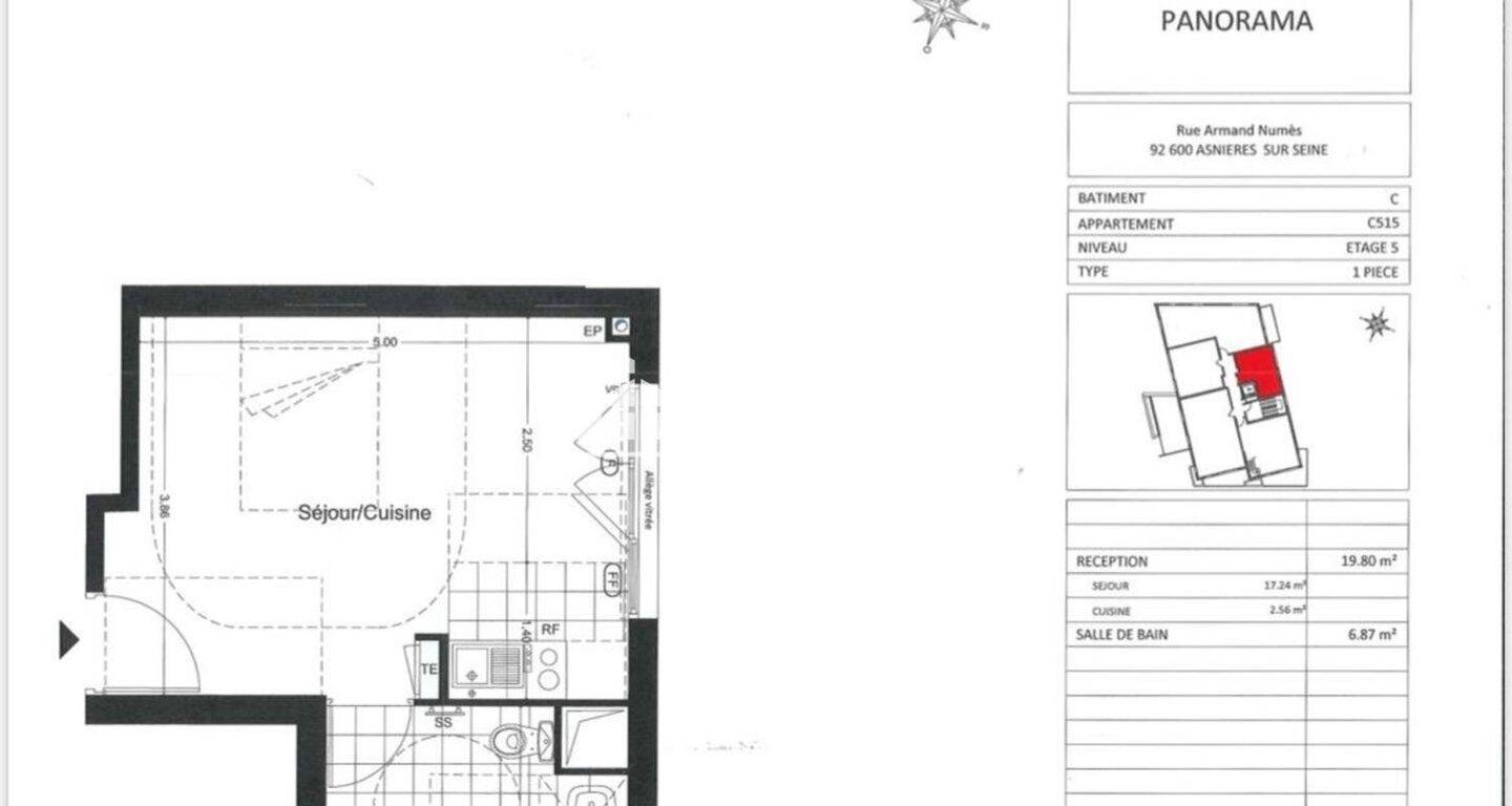 Maison à louer, 27m², ASNIERES SUR SEINE