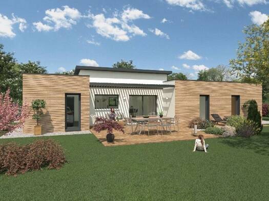 Terrain avec maison neuve à vendre 535 390 € 4 pièces 3 chambres 93 m² 1 300 m² de terrain Trégastel 22730