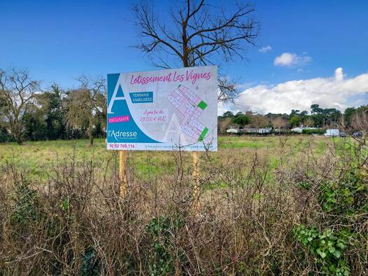 Terrain constructible viabilisé à vendre 119 500 € 653 m² de terrain La Barre-de-Monts 85550