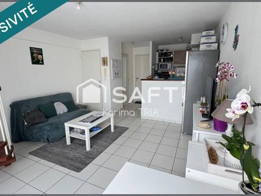 Duplex à vendre 129 000 € 2 pièces 1 chambre 42 m² 1er étage La Plante Libourne 33500