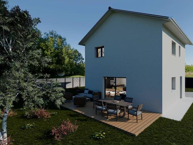Terrain avec maison neuve à vendre 346 000 € 4 pièces 3 chambres 89,7 m² 770 m² de terrain Mercury 73200