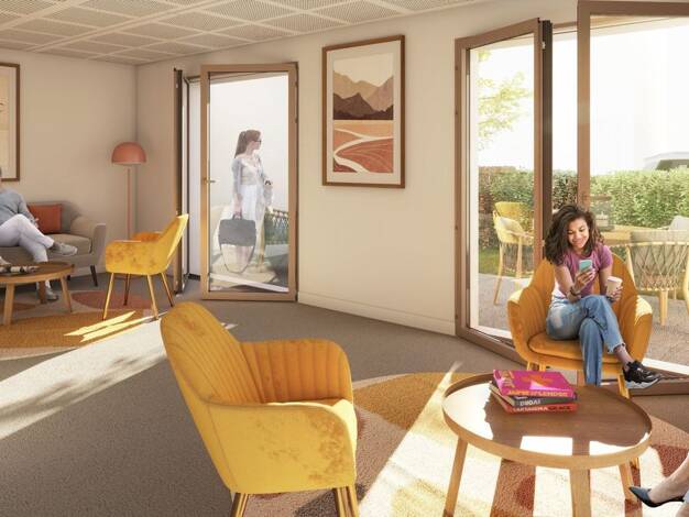 Appartement à vendre - neuf 158 400 € 2 pièces 35,8 m² Étage 5/6 dès le 31/12/2027 Quartier du Centre Le Mans 72000