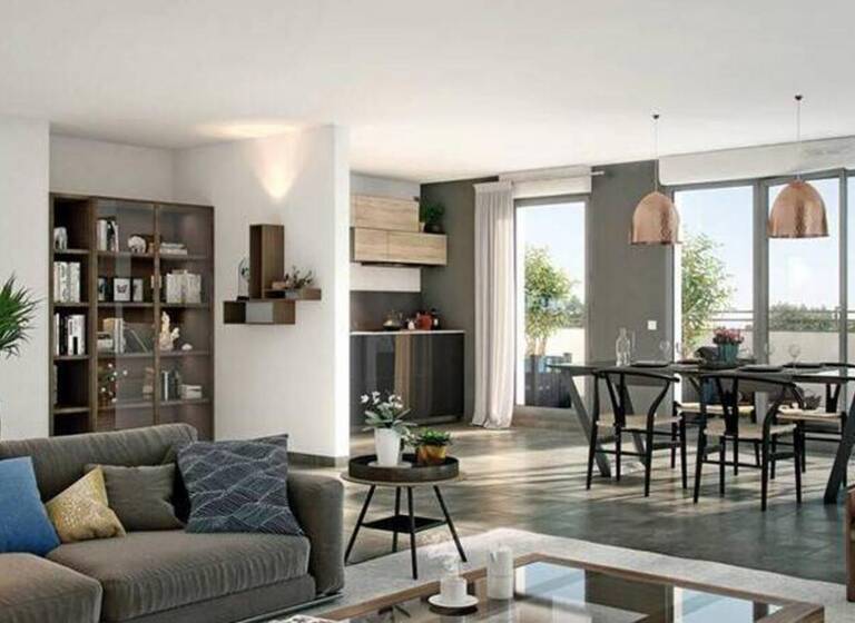 Appartement à vendre 647 200 € 3 pièces 2<br/>chambres 65 m²<br/>superficie République Puteaux 92800