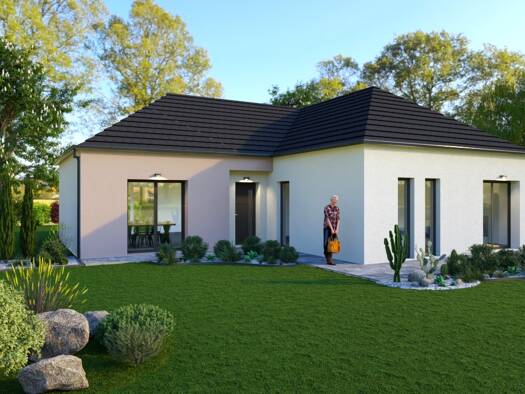 Terrain avec maison neuve à vendre 265 000 € 5 pièces 3 chambres 101,4 m² 1 014 m² de terrain Abbeville-Saint-Lucien 60480