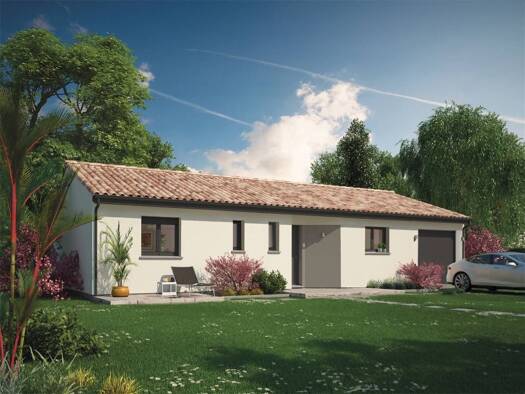 Terrain avec maison neuve à vendre 336 700 € 5 pièces 3 chambres 85 m² 600 m² de terrain Centre Léognan 33850