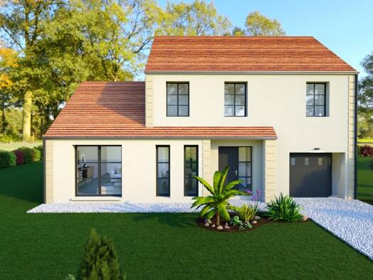 Terrain avec maison neuve à vendre 449 930 € 2 chambres 140 m² 644 m² de terrain Précy-sur-Oise 60460