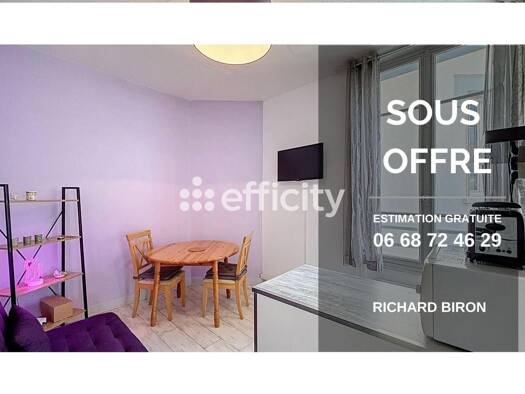 Appartement à vendre 70 950 € 2 pièces 1 chambre 26,3 m² Étage 4/4 Hôtel de Ville Vichy 03200