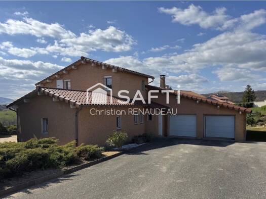 Maison de plain-pied à vendre 385 000 € 5 pièces 4 chambres 128 m² 1 280 m² de terrain Ampuis 69420