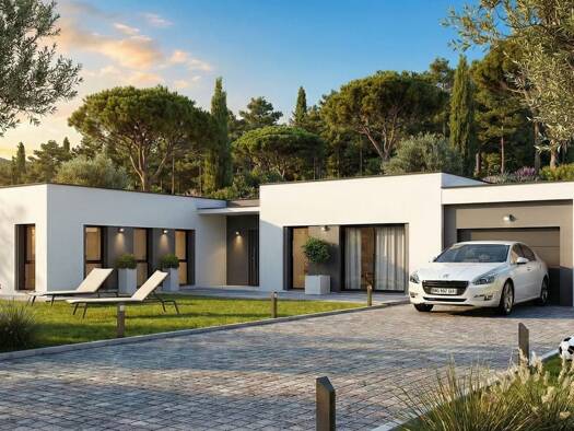 Terrain avec maison neuve à vendre 345 654 € 5 pièces 4 chambres 109 m² 1 200 m² de terrain Marmagne 18500