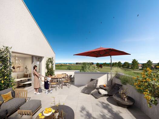 Appartement à vendre - neuf 226 000 € 3 pièces 2 chambres 58,5 m² 2ème étage Courseulles-sur-Mer 14470