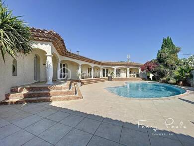 Maison de plain-pied à vendre 449 000 € 6 pièces 4 chambres 147 m² 860 m² de terrain Nissan-Lez-Enserune 34440