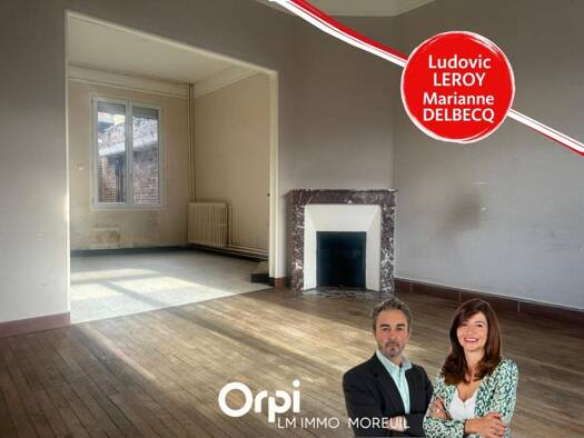 Maison de ville à vendre 159 000 € 3 pièces 2 chambres 94,3 m² 132 m² de terrain Moreuil 80110