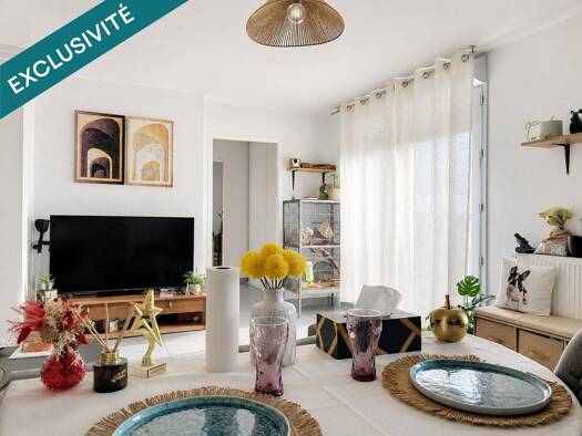 Appartement à vendre 155 000 € 3 pièces 2 chambres 57 m² Étage 4/4 Vallée Violette-Grande Bruère Joué-lès-Tours 37300