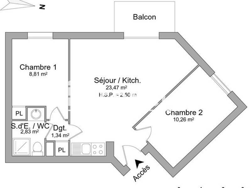 Maison à louer, 47m², DIVES SUR MER