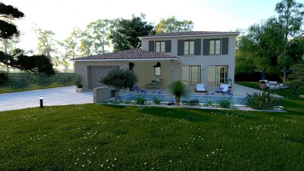 Terrain avec maison neuve à vendre 685 000 € Montanay 69250