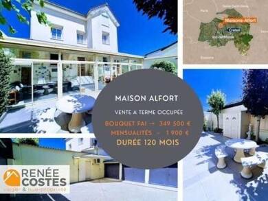 Maison en viager occupé Bouquet 349 500 € 6 pièces 5 chambres 155 m² 339 m² de terrain Charentonneau Maisons Alfort 94700