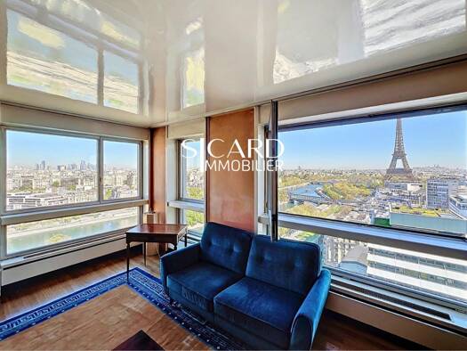 Appartement à vendre 1 440 000 € 5 pièces 3 chambres 117 m² Étage 21/31 Emeriau-Zola Paris 15ème arrondissement 75015