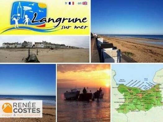 Maison en viager occupé Bouquet 155 400 € 6 pièces 4 chambres 110 m² 243 m² de terrain Langrune-sur-Mer 14830