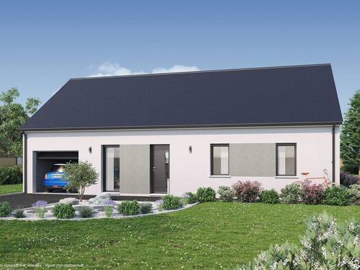 Terrain avec maison neuve à vendre 164 850 € 5 pièces 4 chambres 91 m² 417 m² de terrain Bruc-sur-Aff 35550