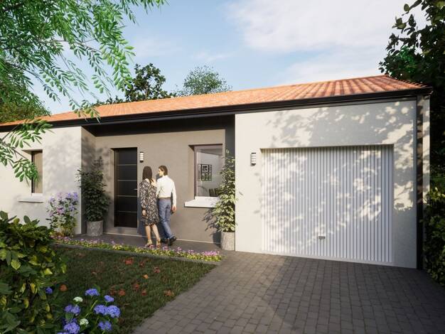 Terrain avec maison neuve à vendre 240 109 € 3 pièces 2 chambres 71 m² 900 m² de terrain Liré 49530
