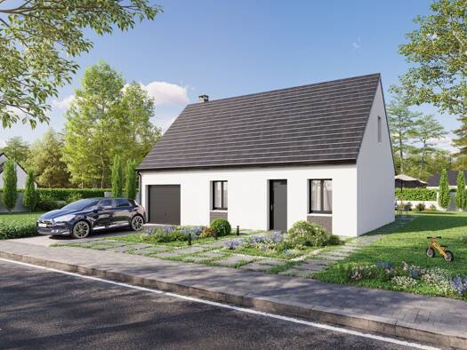 Terrain avec maison neuve à vendre 242 100 € 5 pièces 4 chambres 114 m² 298 m² de terrain Bernières-sur-Mer 14990