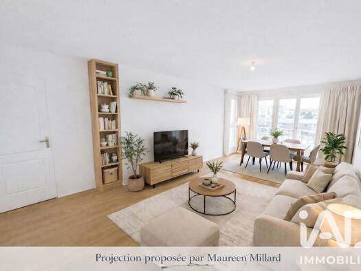 Appartement à vendre 265 000 € 3 pièces 2 chambres 71,57 m² 3ème étage Les Sablons Poissy 78300
