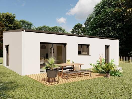 Terrain avec maison neuve à vendre 249 000 € 4 pièces 3 chambres 77 m² 339 m² de terrain Billiers 56190