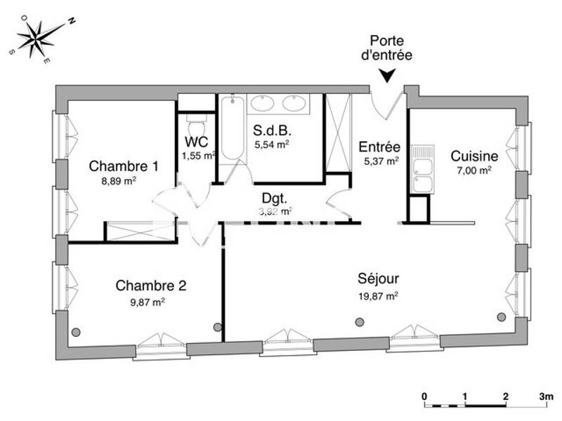 Maison à louer, 62m², SEDAN