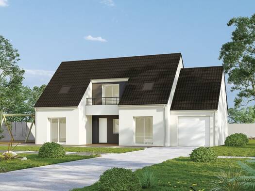Terrain avec maison neuve à vendre 345 000 € 4 pièces 3 chambres 120 m² 600 m² de terrain Vigy 57640
