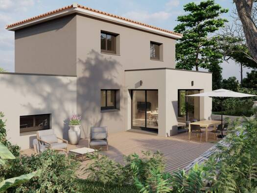 Terrain avec maison neuve à vendre 277 000 € 4 pièces 3 chambres 100 m² 350 m² de terrain Peret 34800