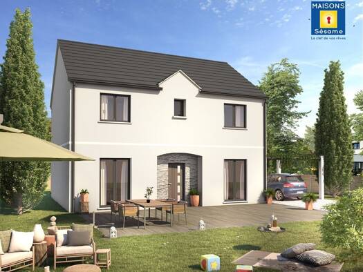Terrain avec maison neuve à vendre 343 126 € 7 pièces 5 chambres 132 m² 450 m² de terrain Montry 77450