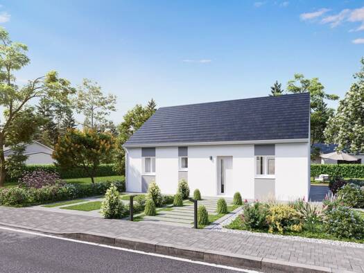 Terrain avec maison neuve à vendre 199 450 € 3 pièces 2 chambres 75 m² 525 m² de terrain Petiville 76330