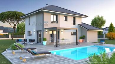 Terrain avec maison neuve à vendre 457 000 € Publier 74500