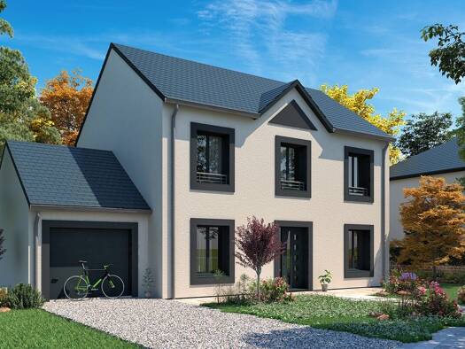 Terrain avec maison neuve à vendre 338 000 € 6 pièces 5 chambres 123,9 m² 589 m² de terrain Saint-Martin-de-Fontenay 14320