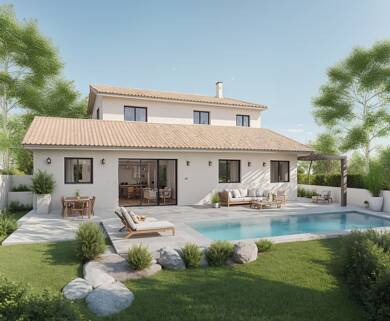 Terrain avec maison neuve à vendre 250 000 € Péret 34800